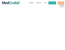 Tablet Screenshot of medcruiter.com